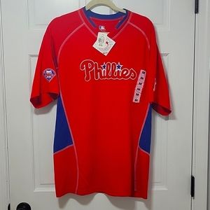 Phillies Majestic Jersey Tee - Medium